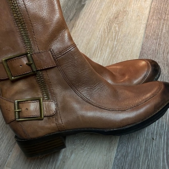 Sam Edelman Paulina Style Over the Knee zipper and Buckles Boots - Picture 6 of 9